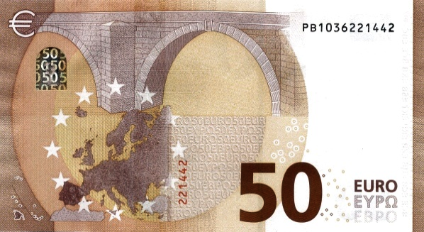 (571) P23PB European Union - 50 Euros (2017-Draghi)